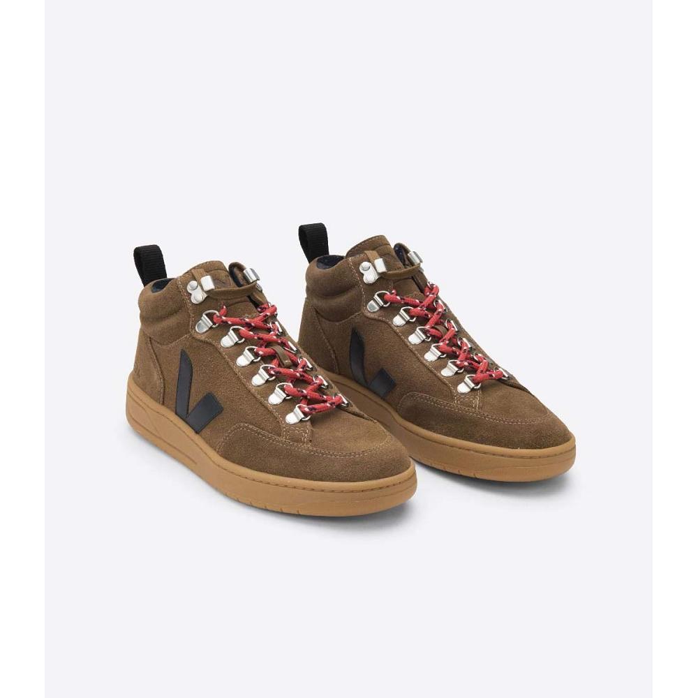 Veja RORAIMA SUEDE Men's High Tops Coffee | NZ 109ILH